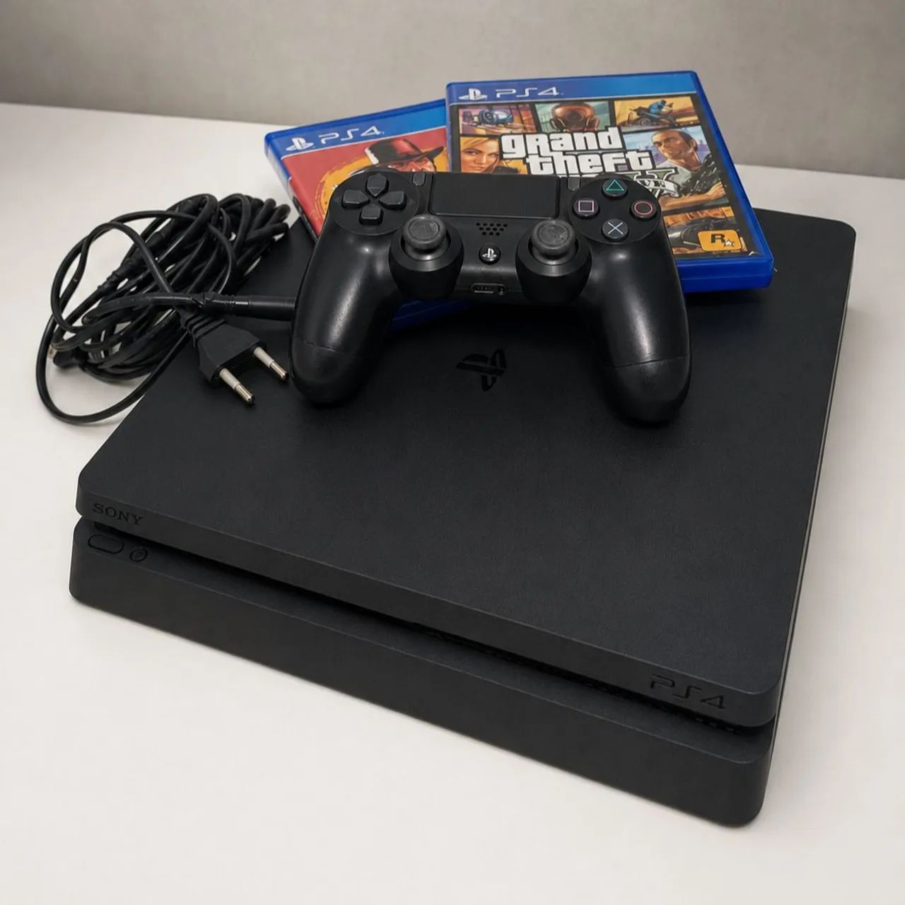PS4 SLIM COMPLETO + JOGOS INCRÍVEIS em MÍDIA FÍSICA  - Foto 2