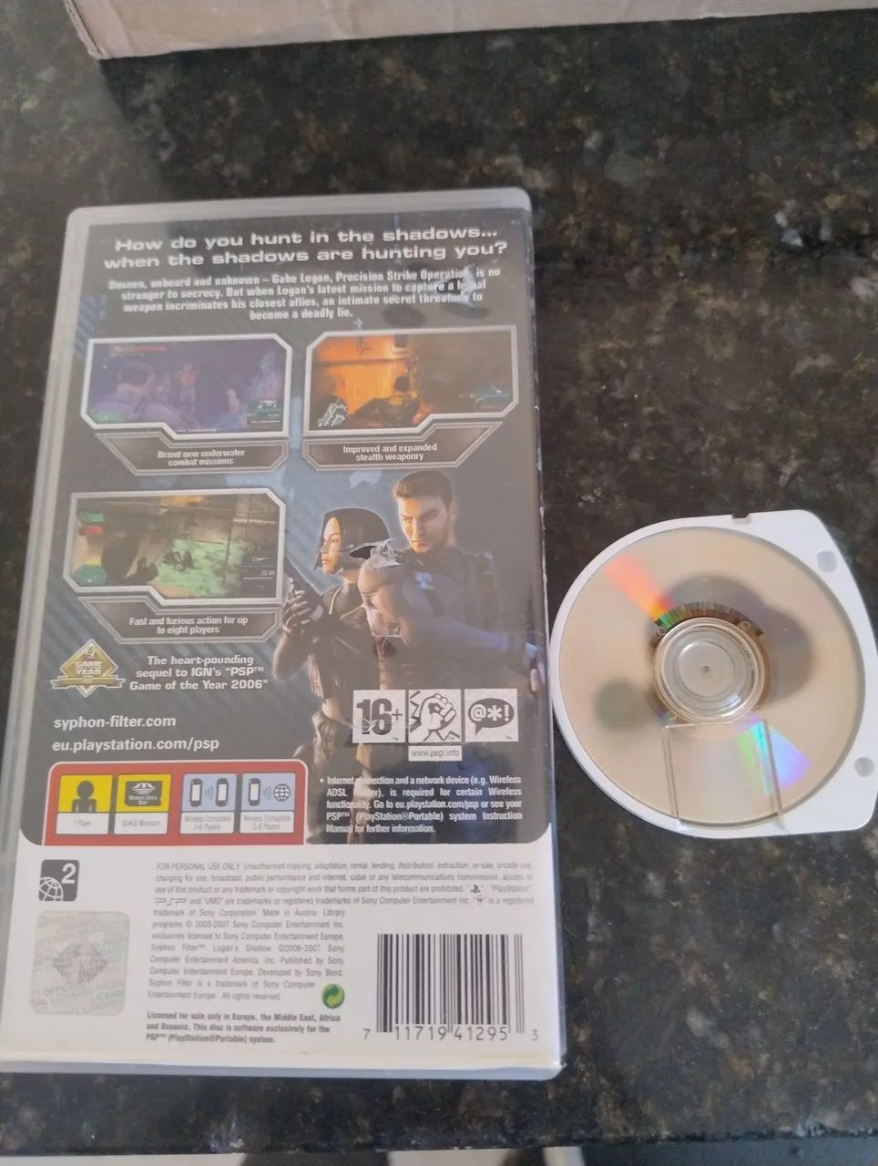 Jogo PSP Syphon Filter - Foto 3