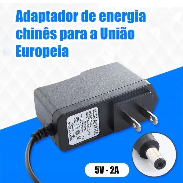 Fontes de Alimentação 5V 2A Bivolt com Plug P4 Universal - Foto 2