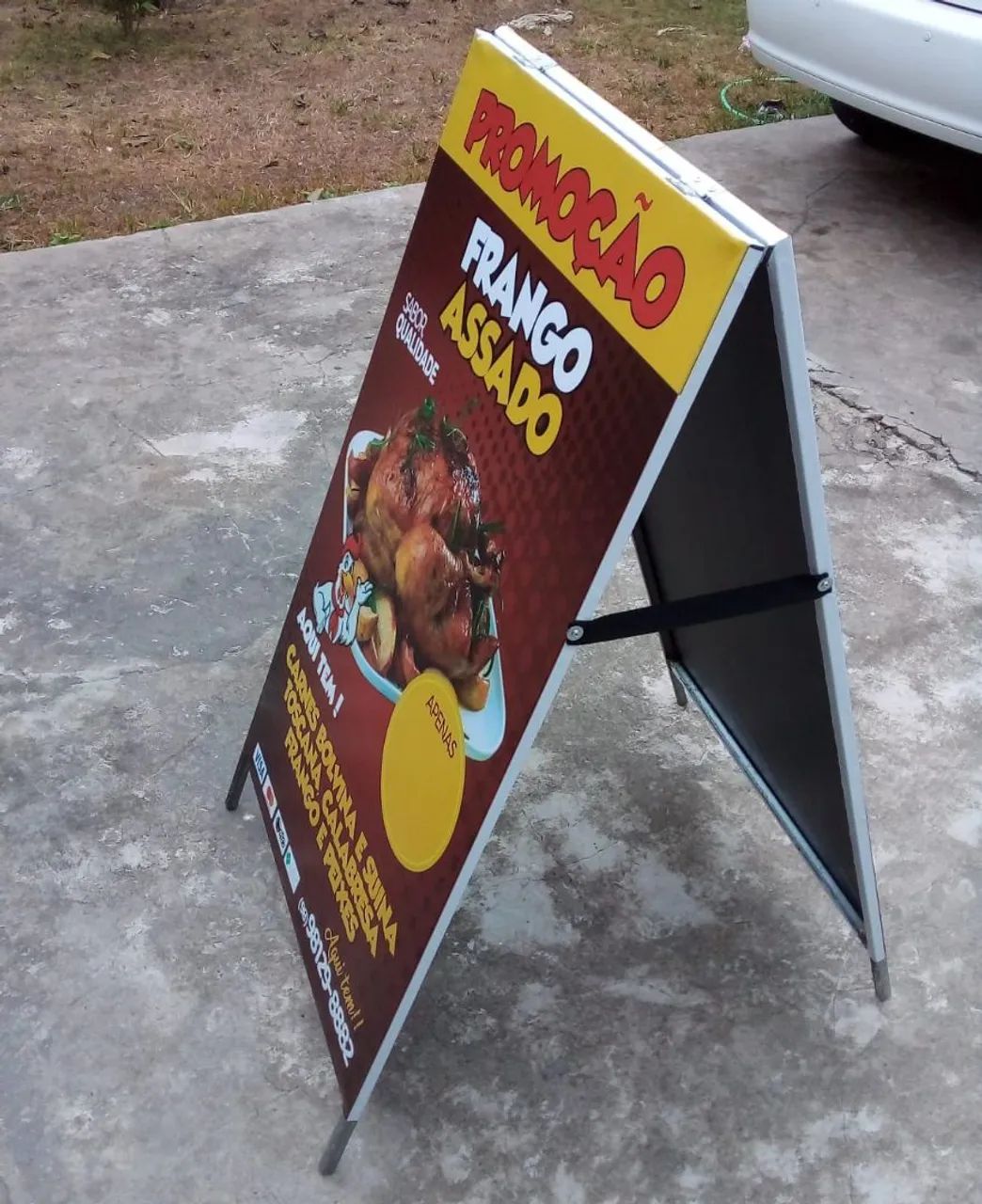 Cavaletes para propaganda de calçada, toldos, placas em geral 