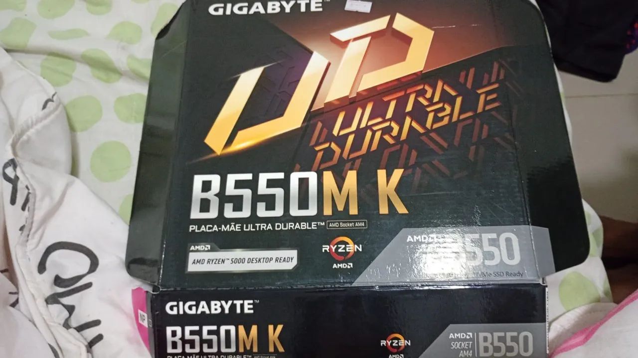 B550MK PLACA MÃE ULTRA DURABLE AMD RYZEN? 5000 DESKTOP READY AMD SOCKET AM4 - Foto 2