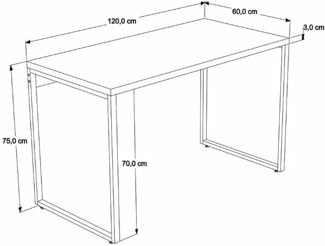 Mesa para Escritório 1,20m - Lacrado - Foto 4