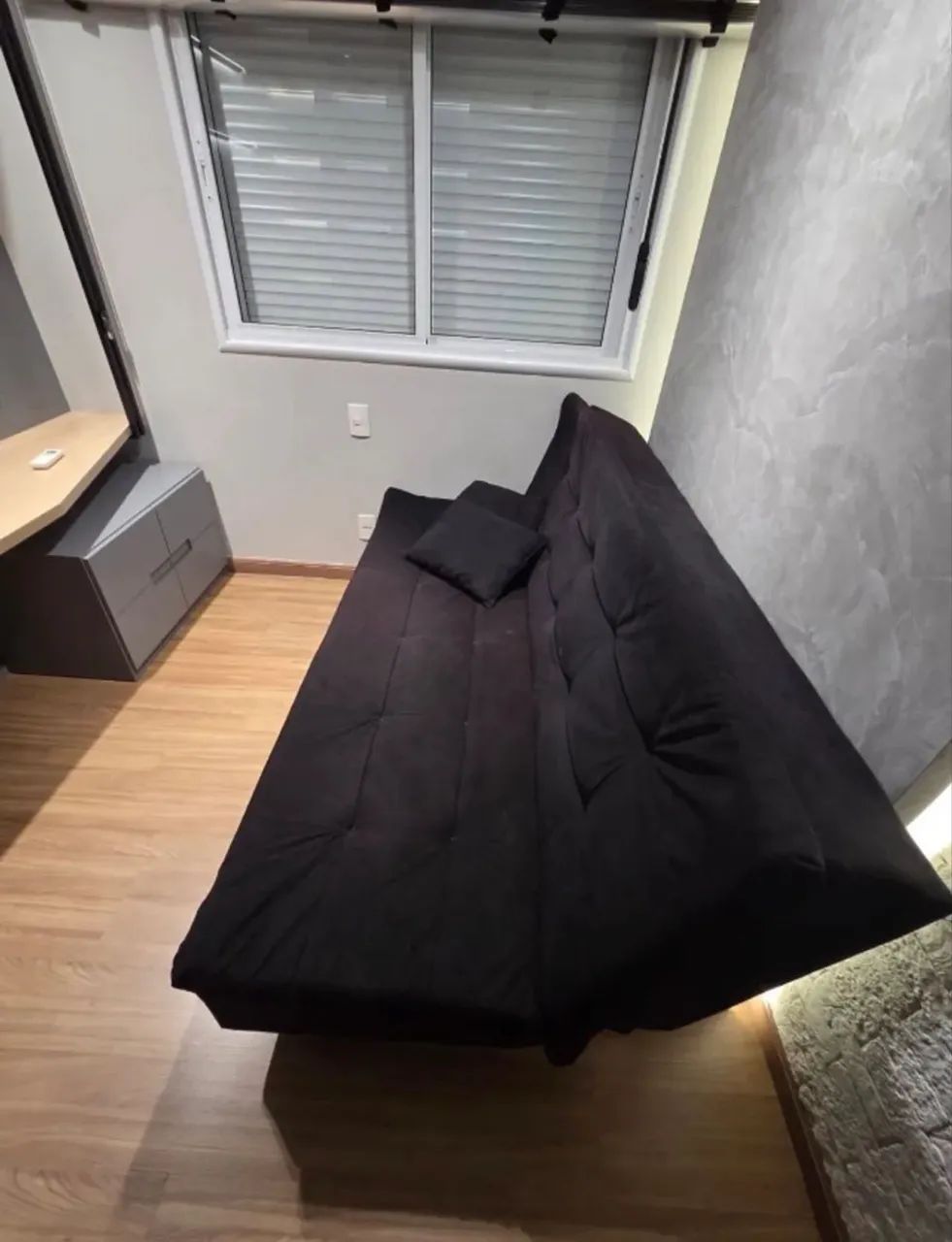 Sofá cama preto