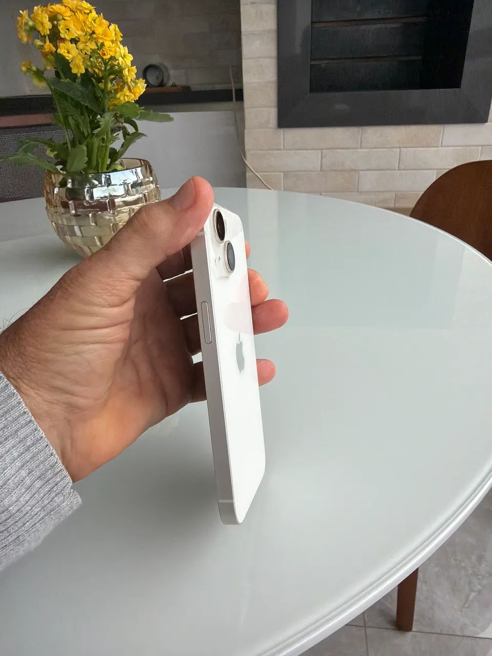 iPhone 14 usado 128 gb branco - Foto 2