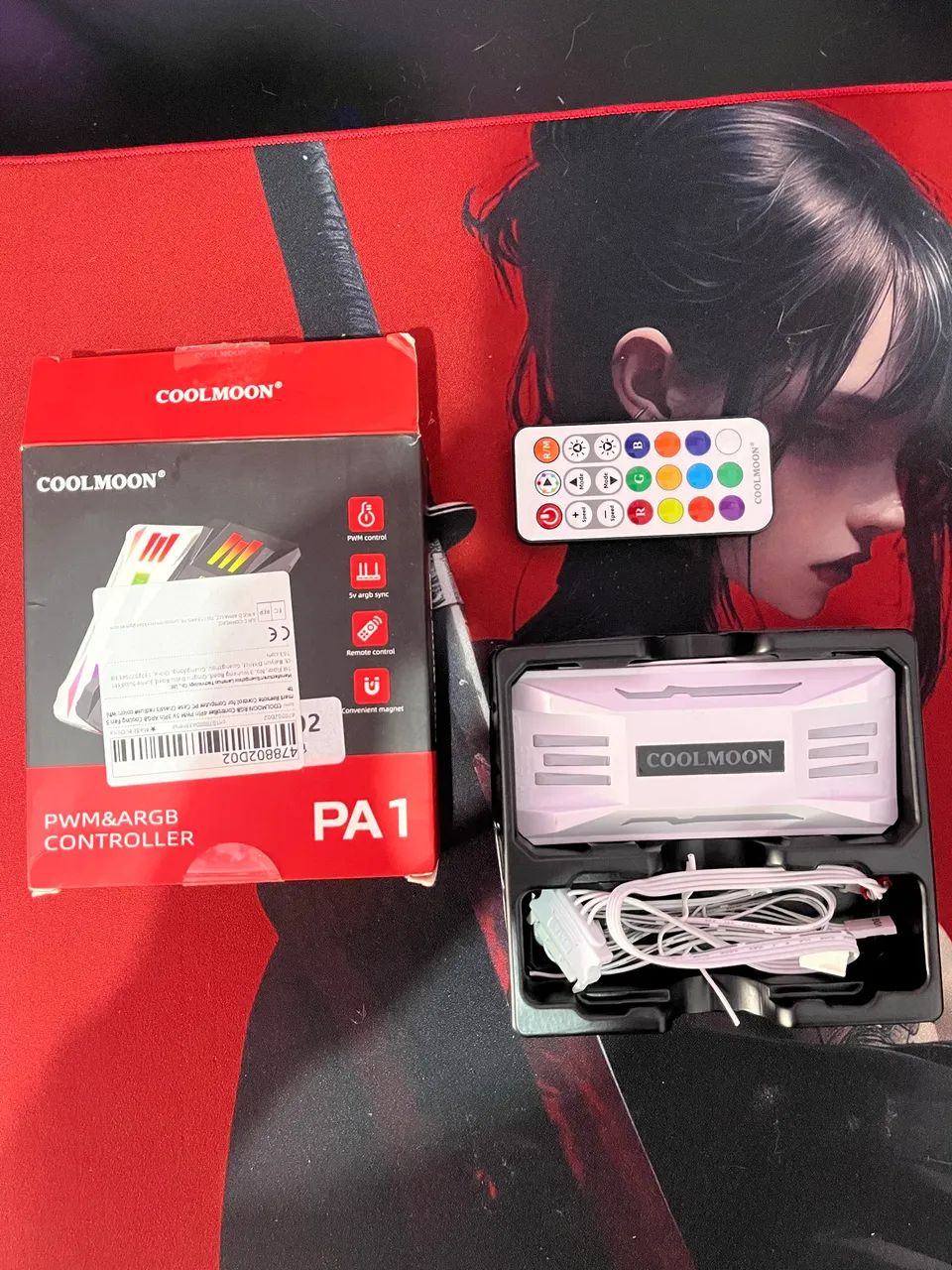 Controladora ARGB COOLMOON para Fans