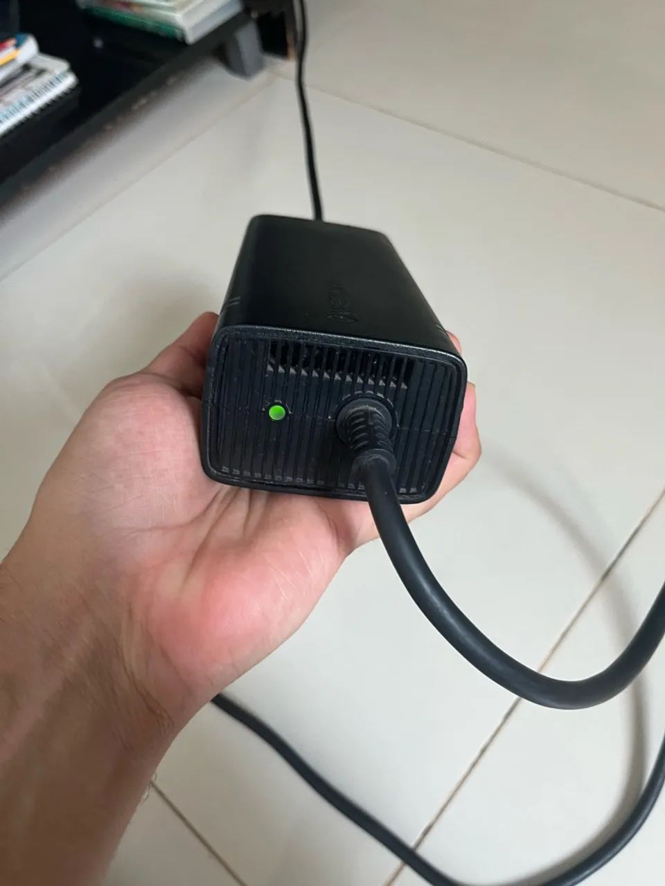 fonte e cabo av xbox 360 super slim original - Foto 3