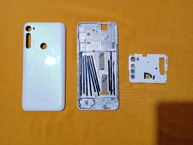 ARO / CHASSI + TAMPAS PARA CELULAR MOTOROLA ONE FUSION PLUS BRANCO