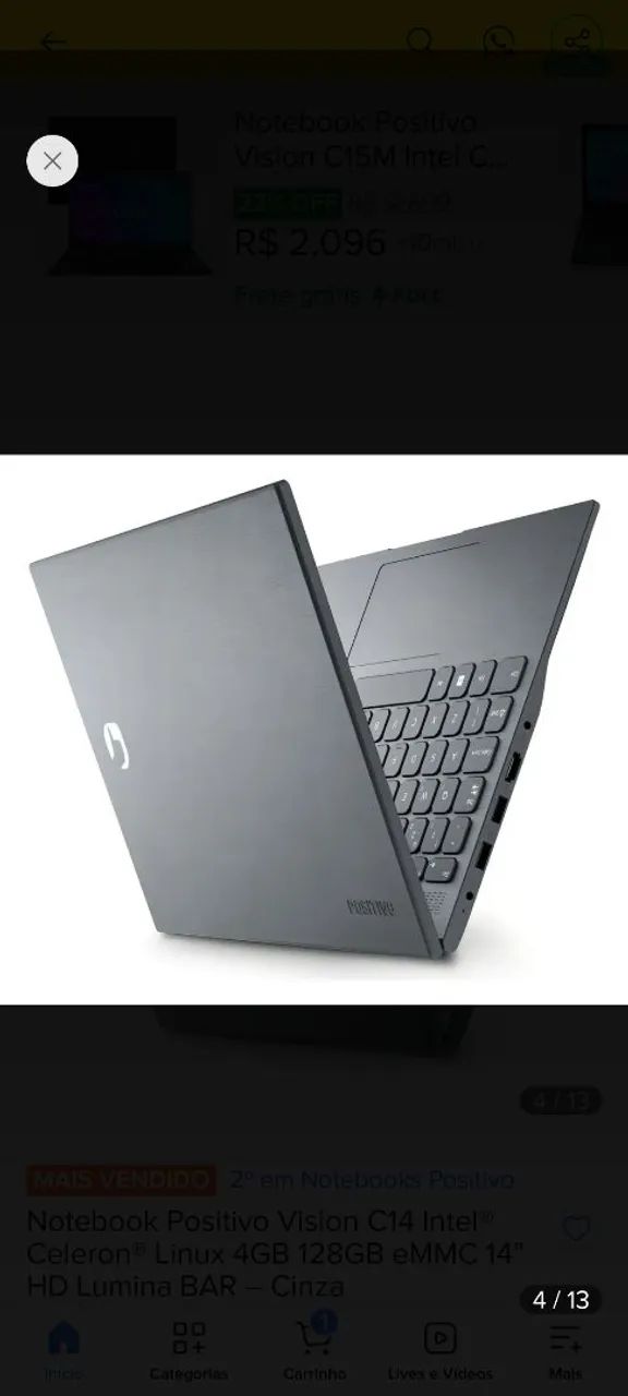 Notebook Positivo Vision C14  - Foto 2