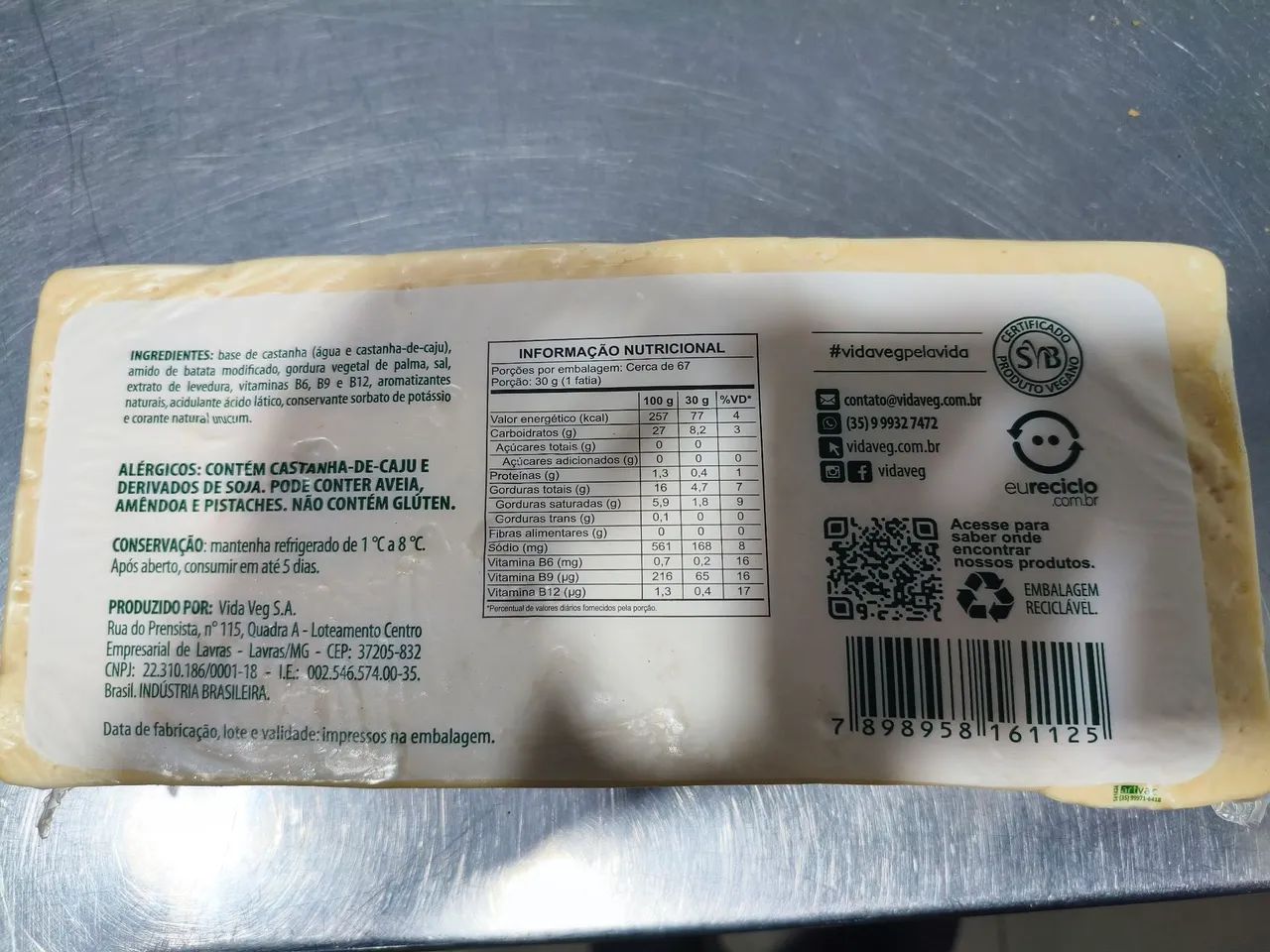 Mozzarela Vegana Vida Veg - Foto 2