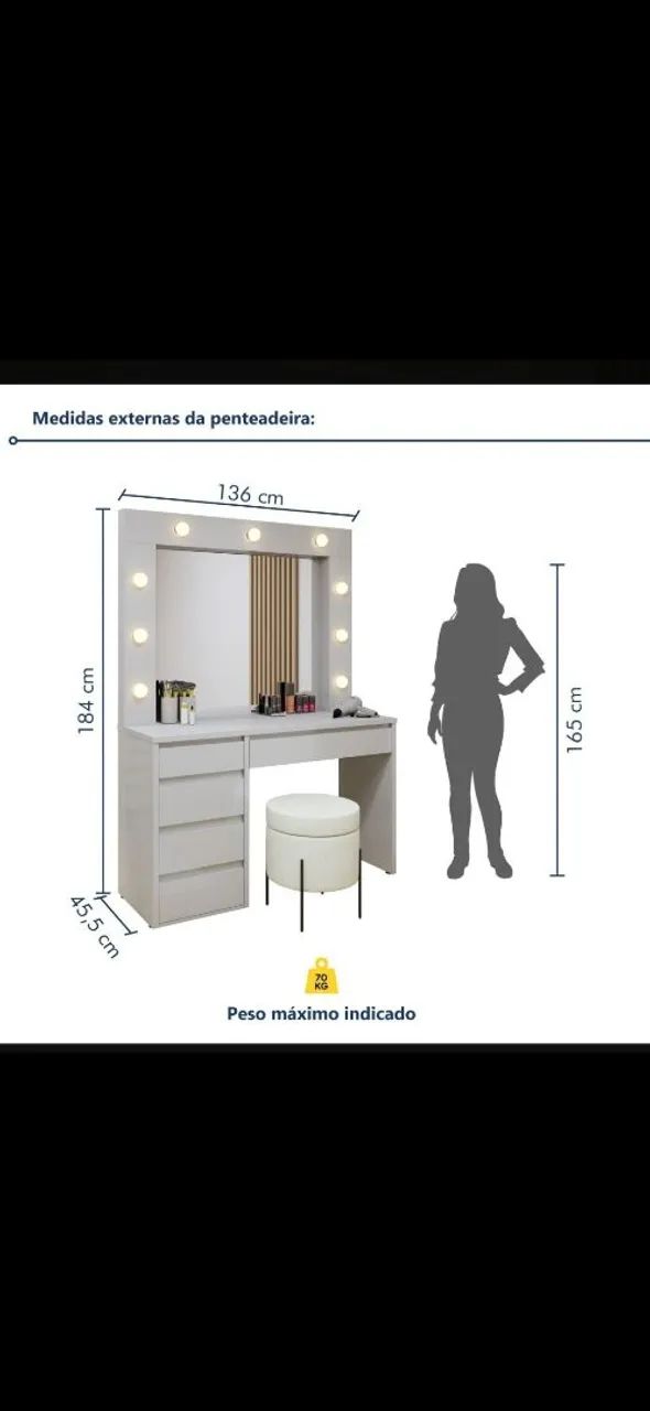 Penteadeira camarim  - Foto 3