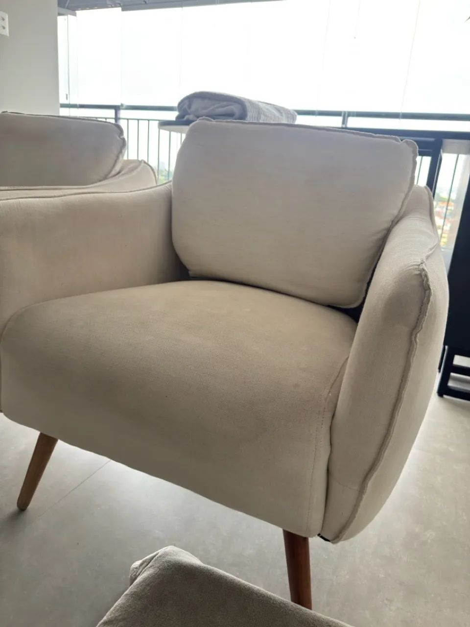 POLTRONAS DE LINHO CRU - Foto 2