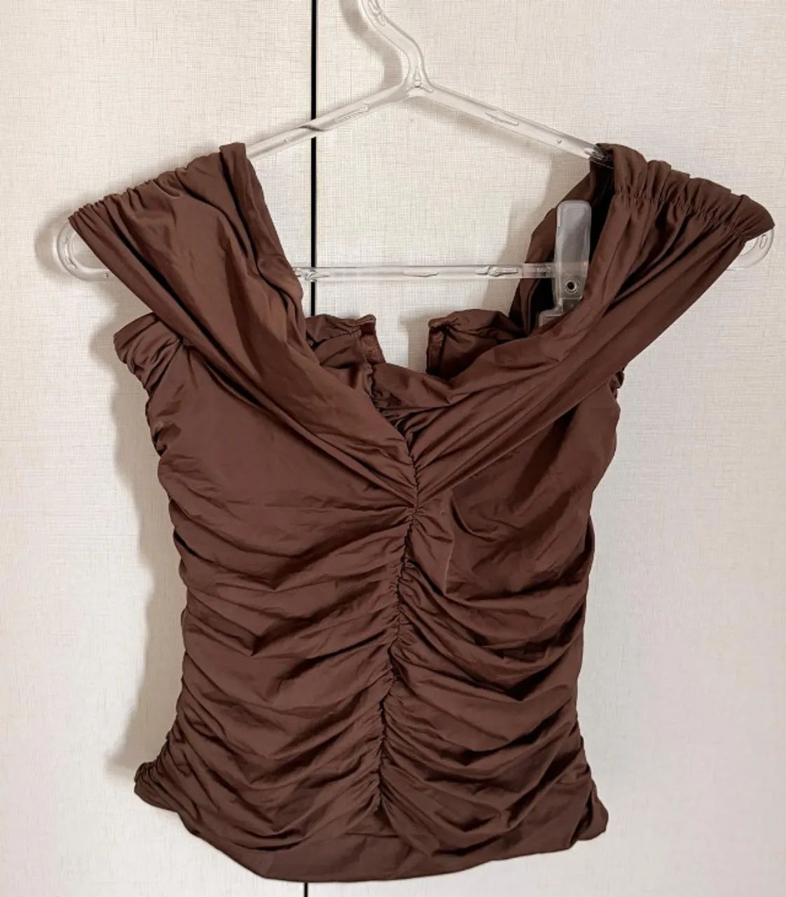 Blusa Niini marrom, tamanho 40 - Foto 2