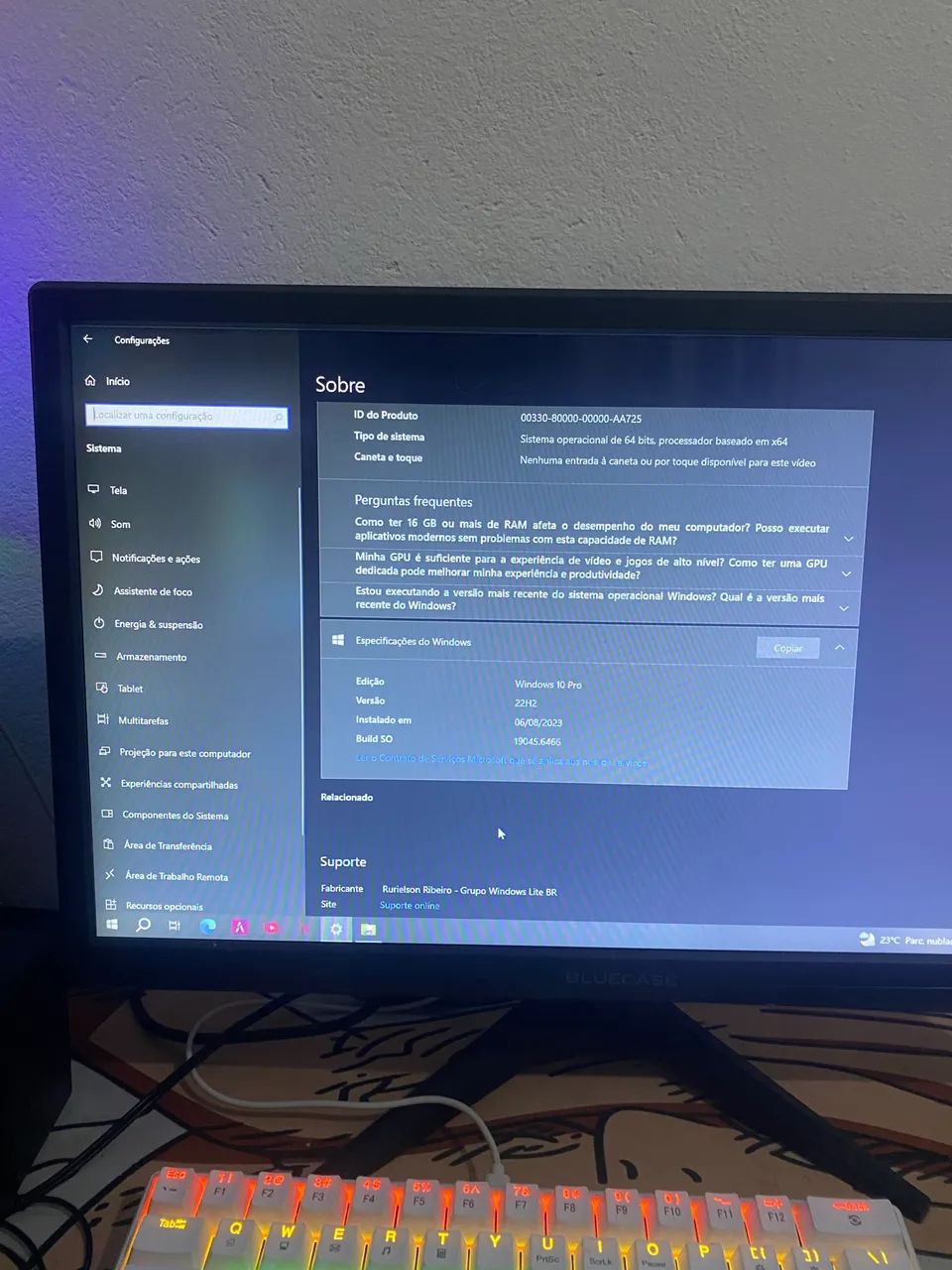 PC GAMER 16GB 1TB COMPLETO  - Foto 3