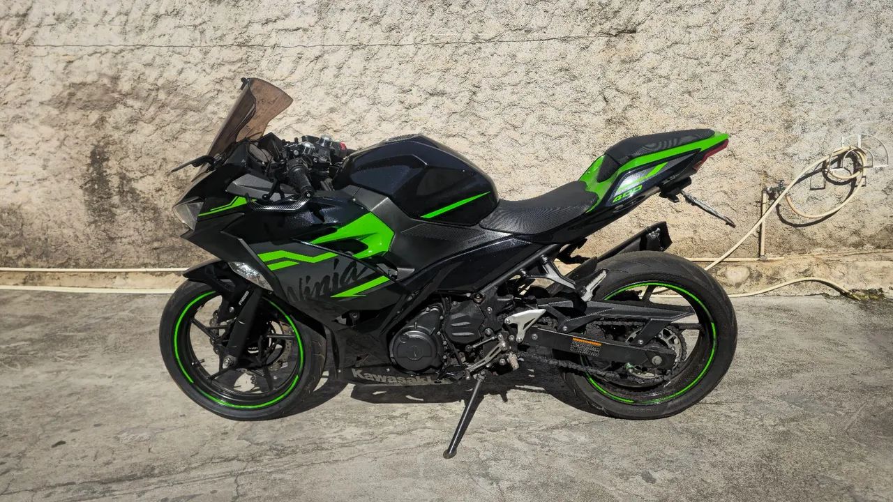 Ninja 400 2020 Preta/Verde - Foto 3