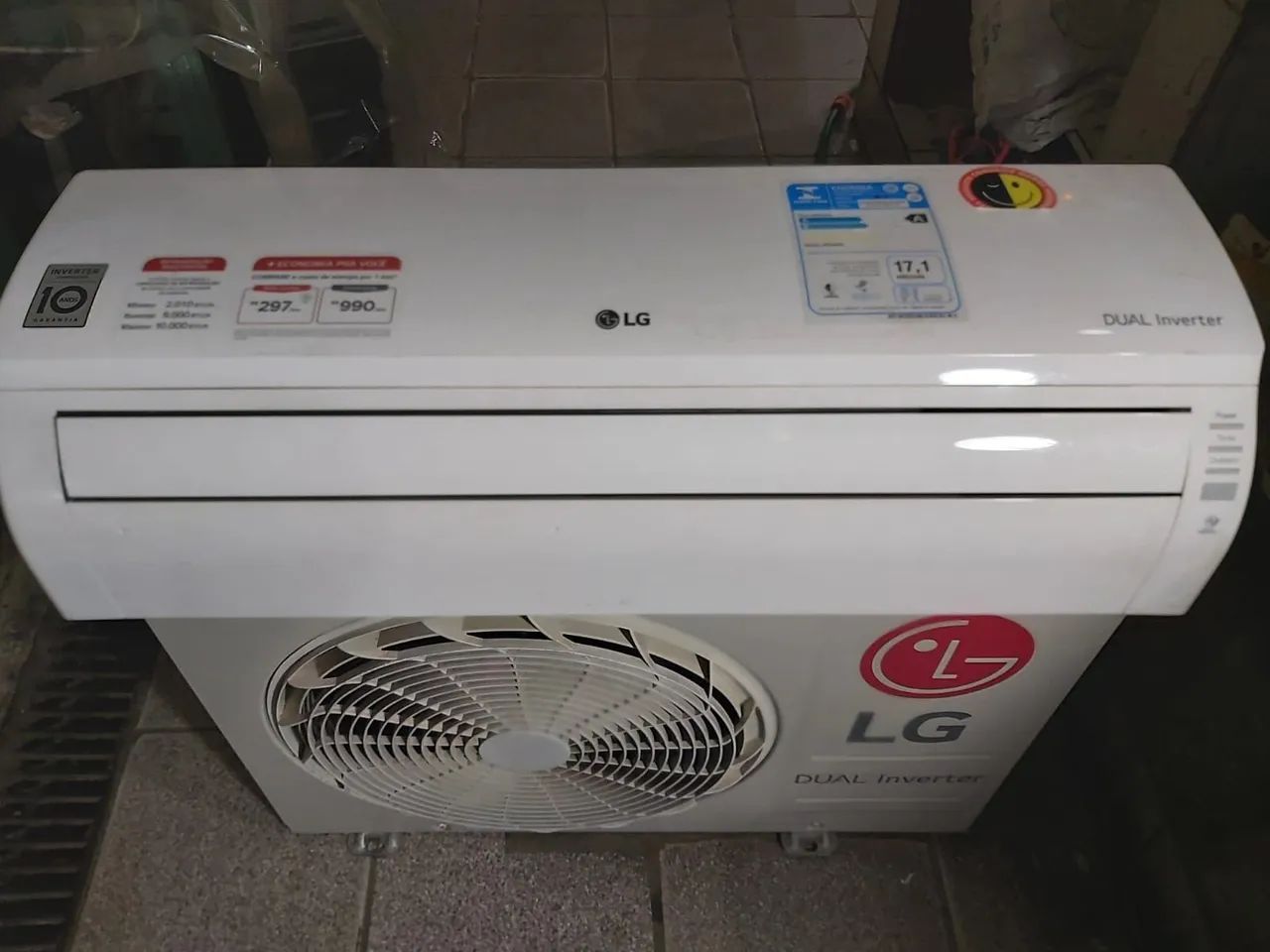 Ar-Condicionado Split Dual Inverter LG 9.000-10.000 BTUs 220V