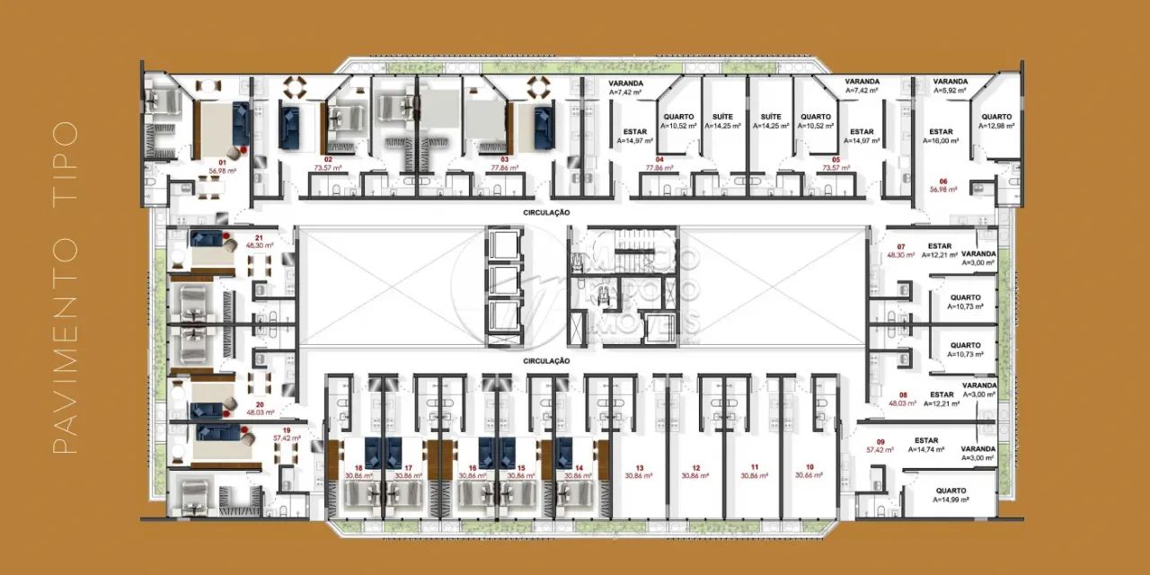 Apartamento com 2 Quartos à venda no Salamanca Residence - Foto 4