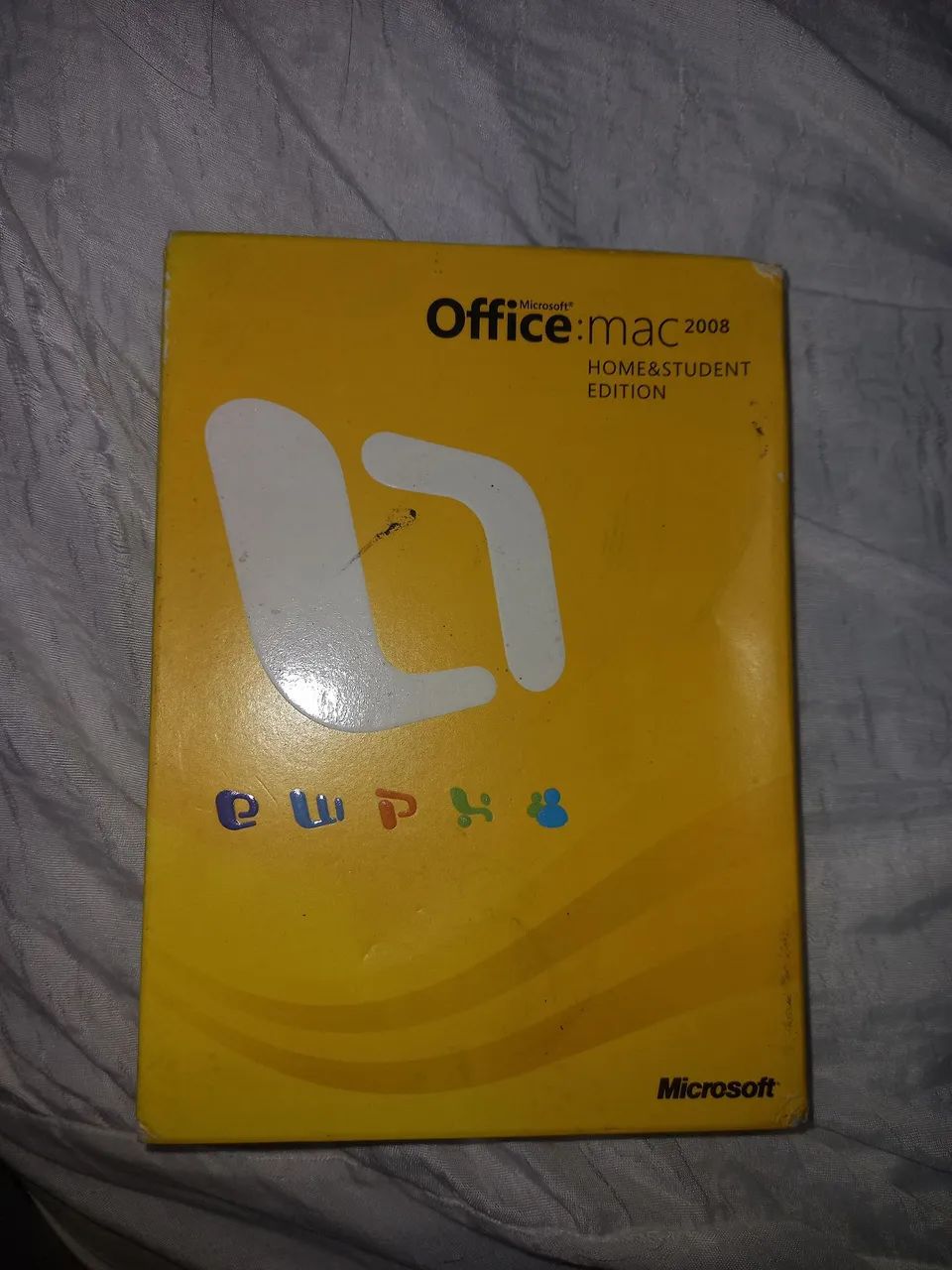 CD MICROSOFT OFFICE MAC 2008 USADO