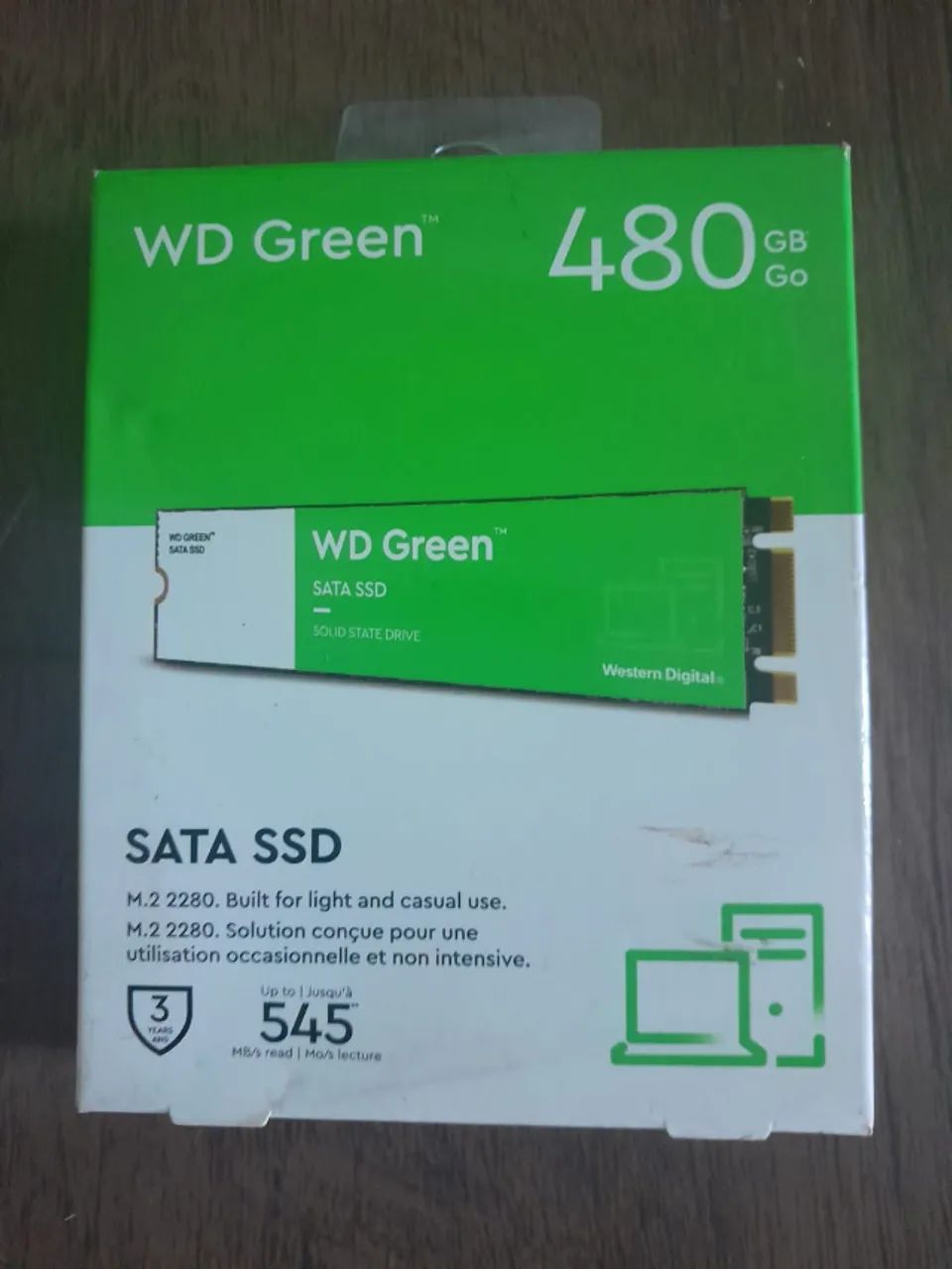SSD m.2 SATA WD Green 480GB
