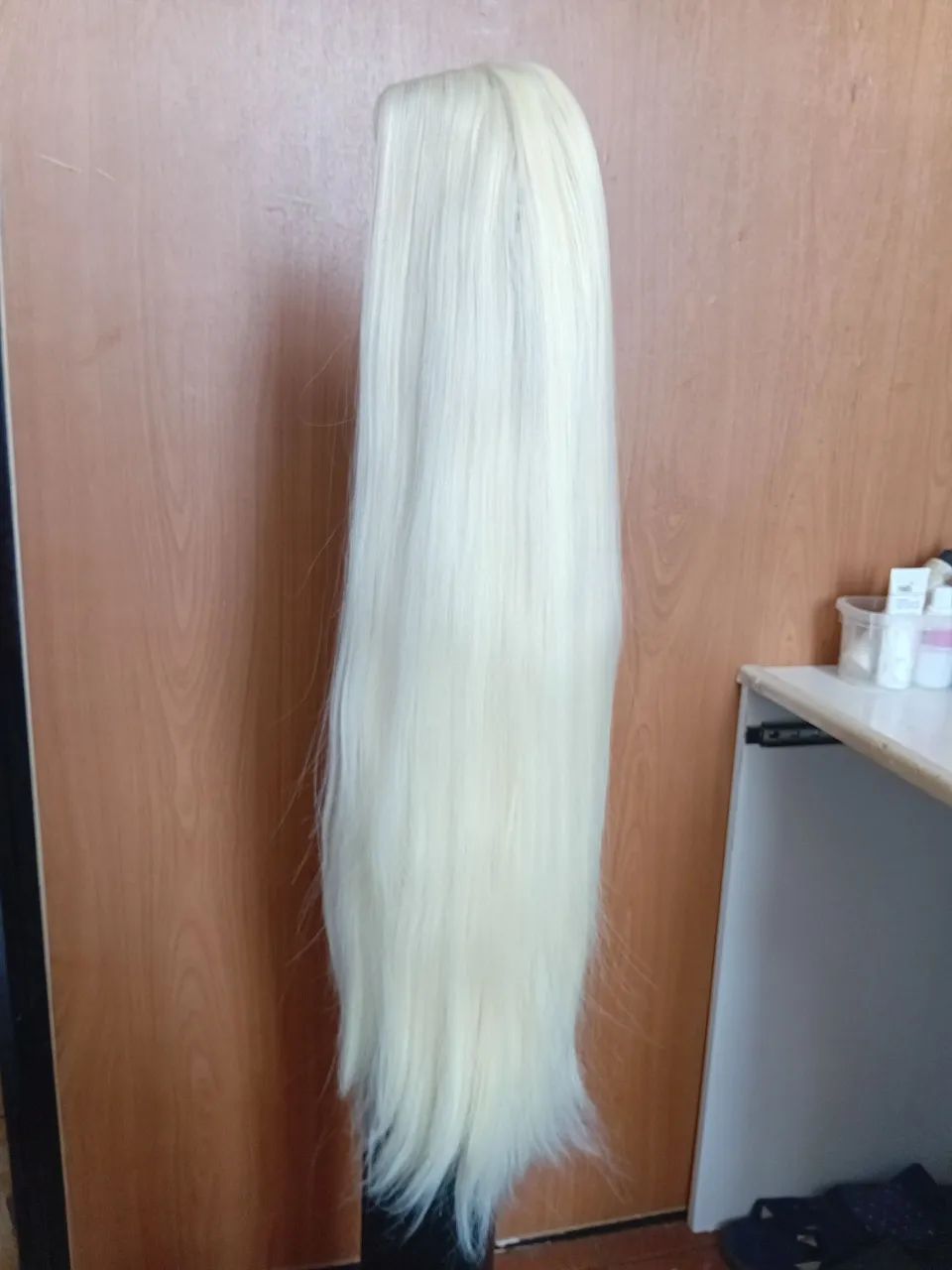 Peruca Wig Loira Platinada Nunca Usada