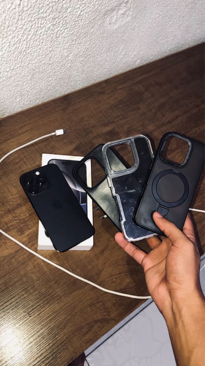 IPHONE 16 PRO BLACK 128gb + CARREGADOR ORIGINAL - Foto 4