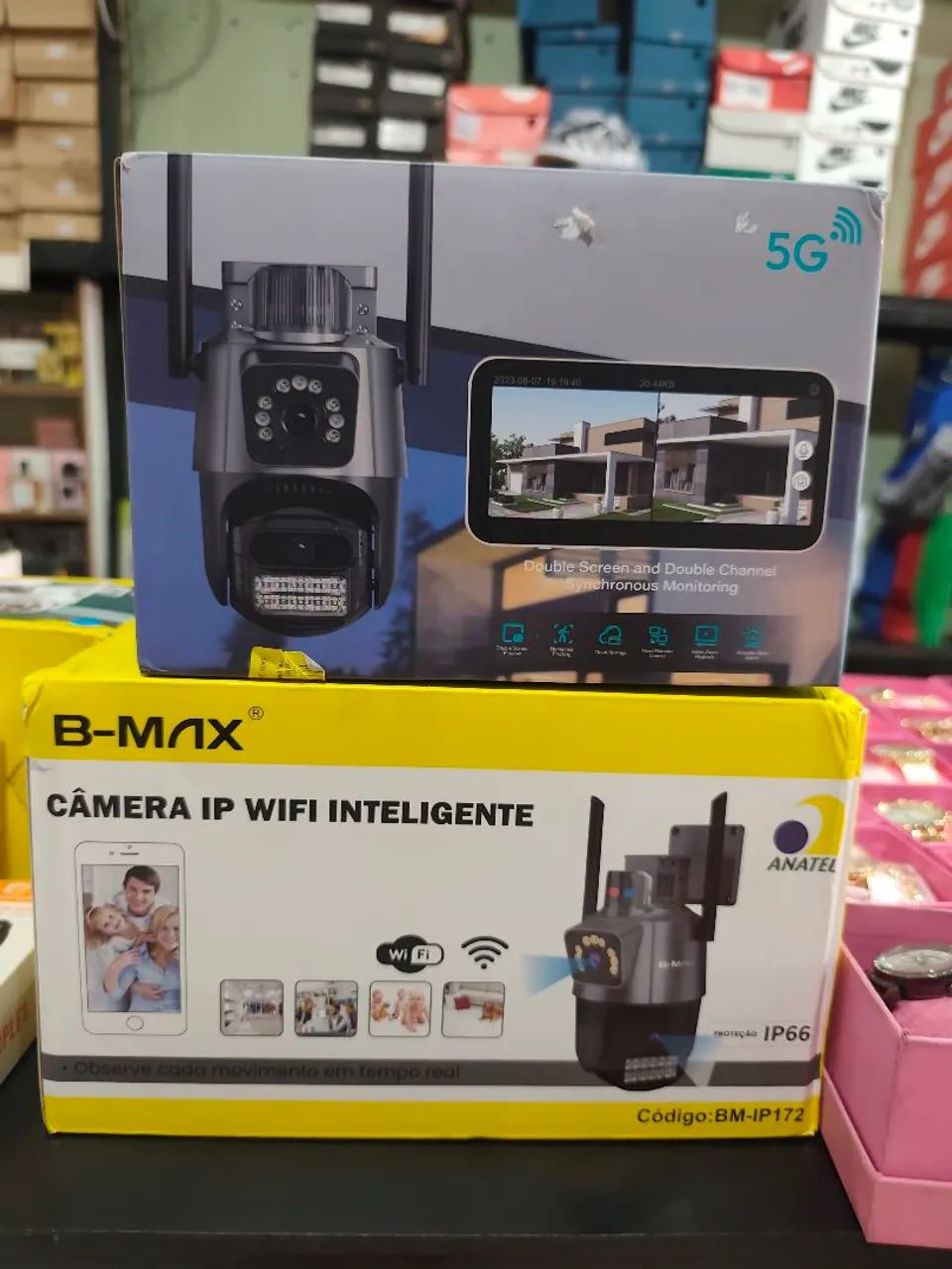Camera de segurança dupla 