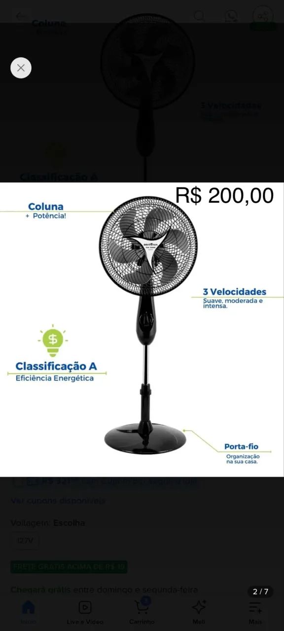 Ventiladores Britânia  - Foto 4