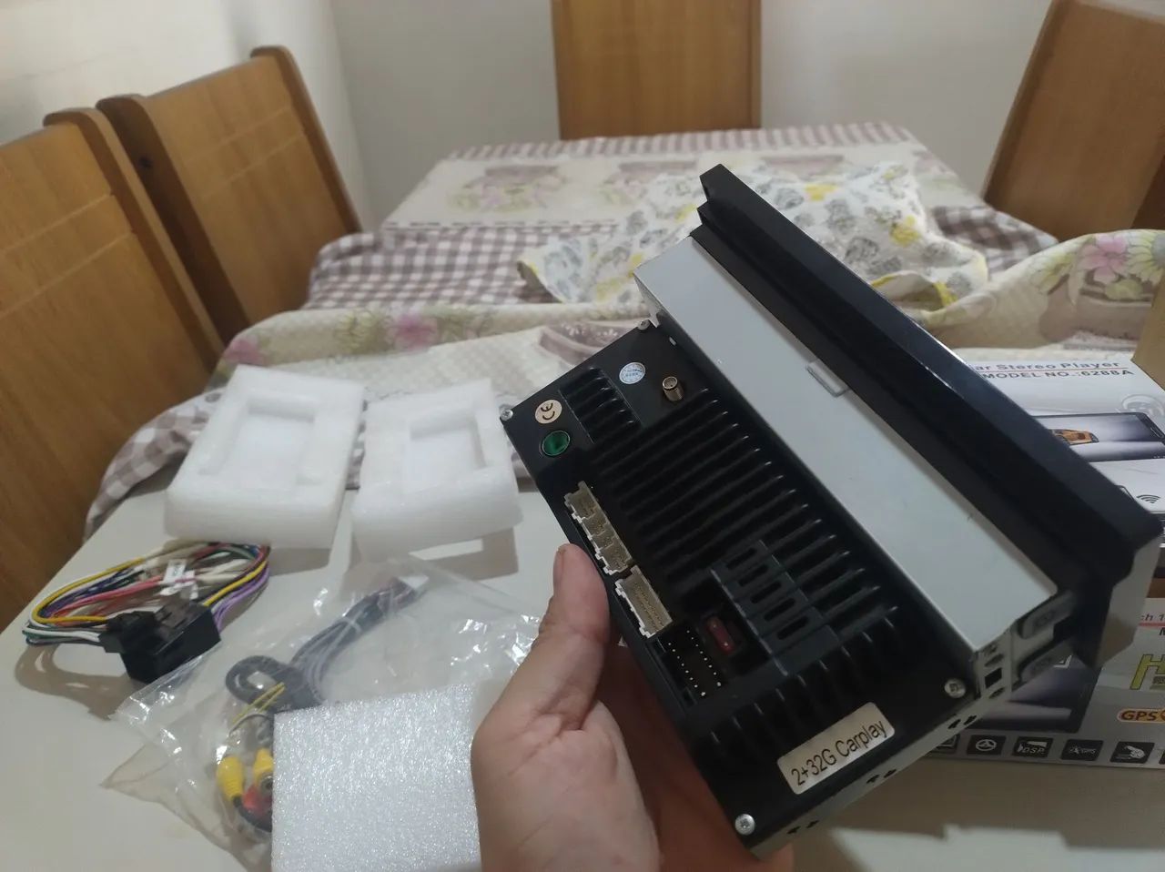 Multimédia 1din 7 pegadas - Foto 3