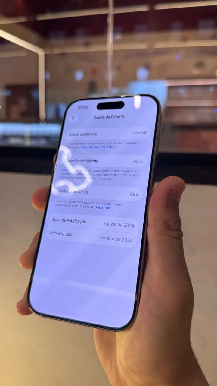 16 Pro 128GB | Com caixa | Todo original  - Foto 4
