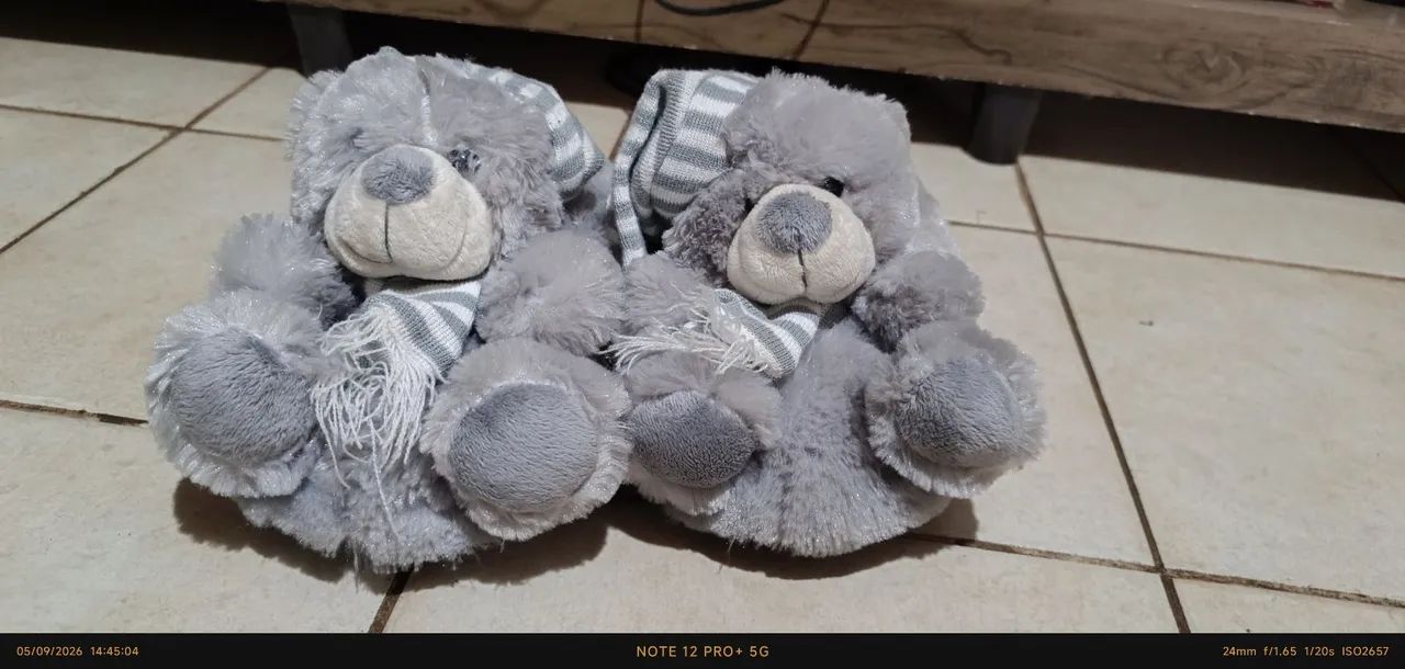 Pantufa de ursinho  - Foto 3