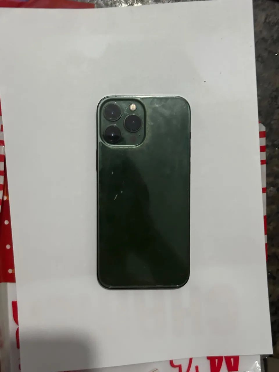Vendo iPhone 13 Pro Max verde militar  - Foto 2