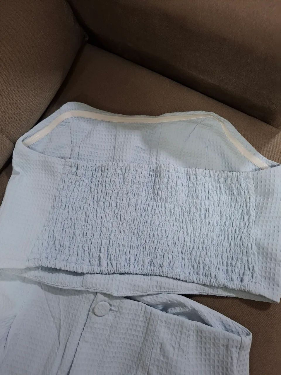 Conjunto de calça e tomara que caia - Foto 2