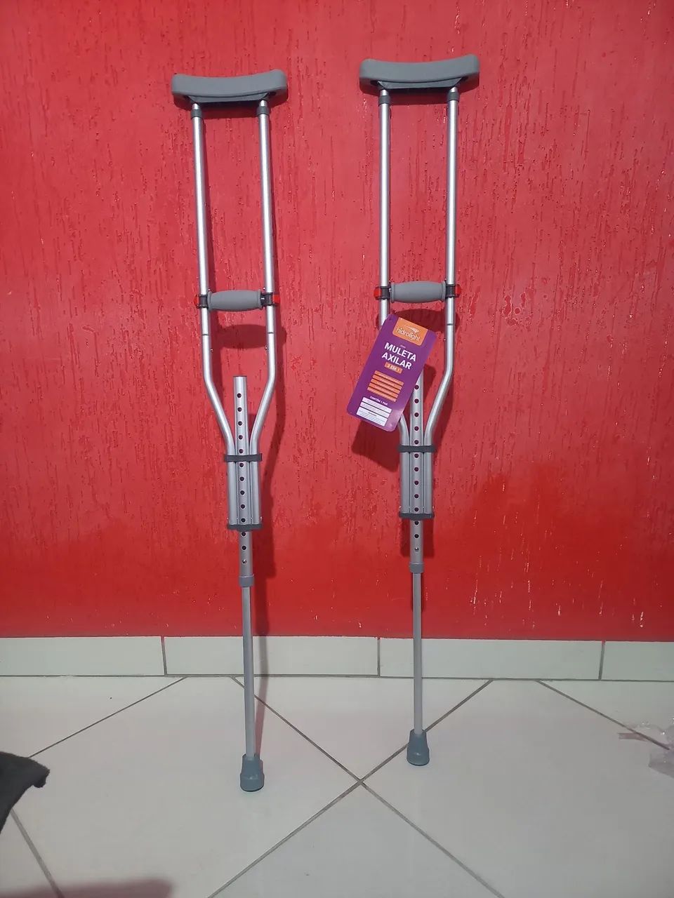 Muleta regulável ajustável 