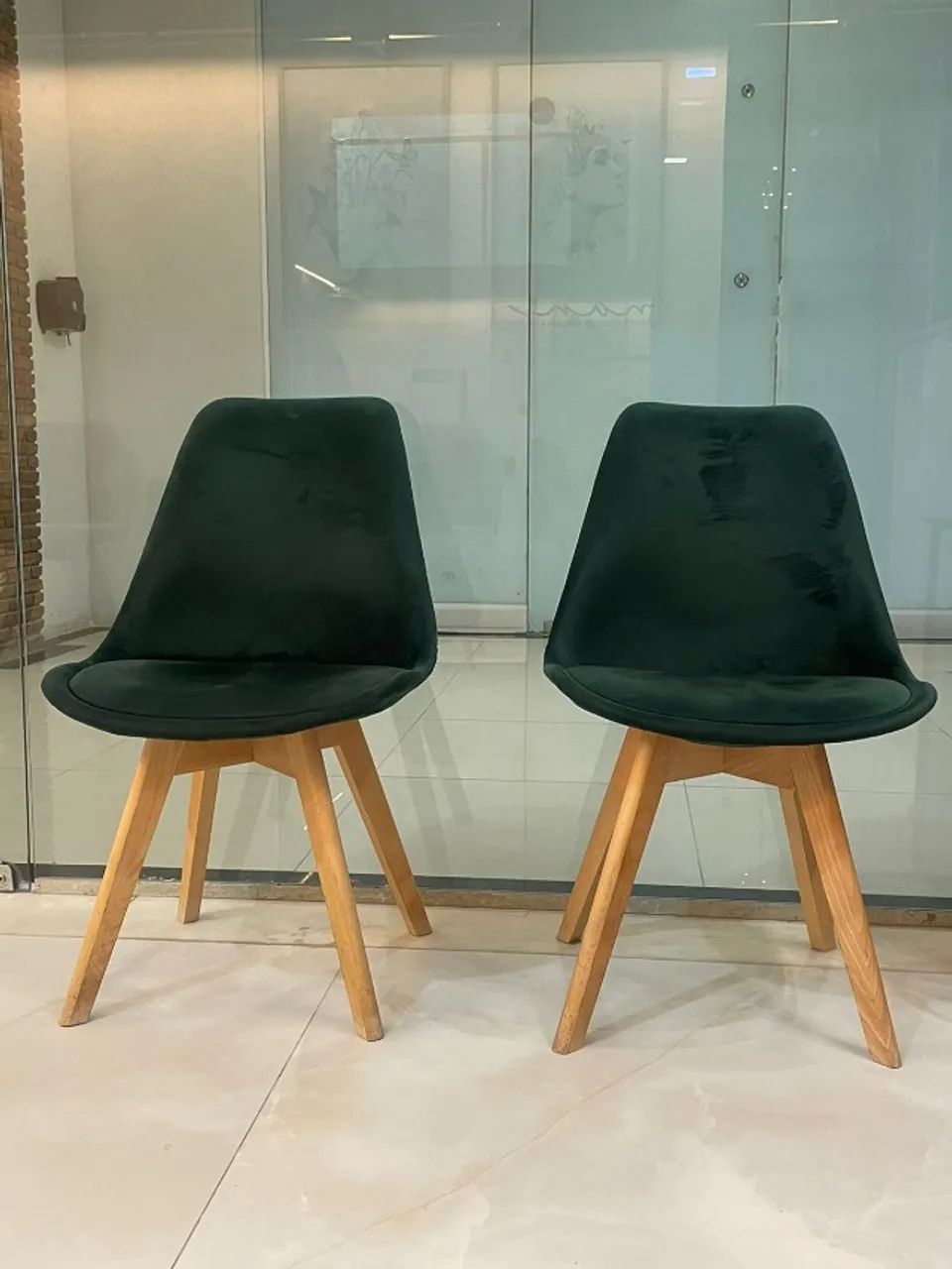 Kit 3 cadeiras Charles Eames Verde - Foto 2
