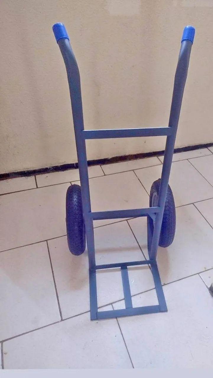 Carrinho Transporte Carga 150kg Roda Pneumática - Foto 5