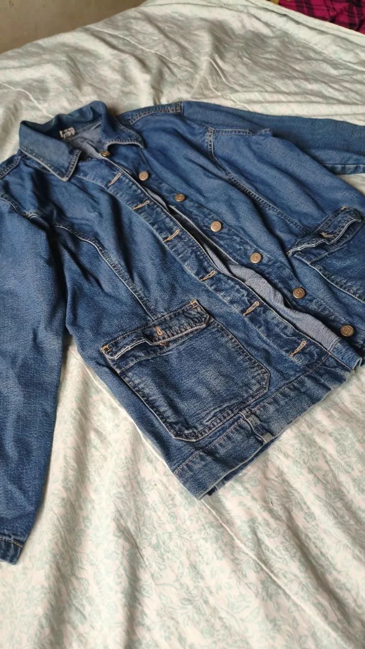 Jaqueta jeans feminina G USADA  - Foto 3