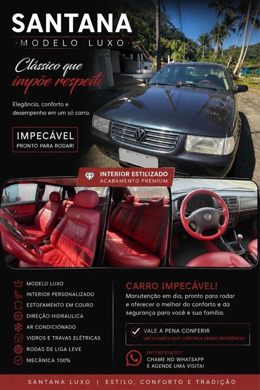 Volkswagen Santana 2.0 MI 2P E 4P 2000