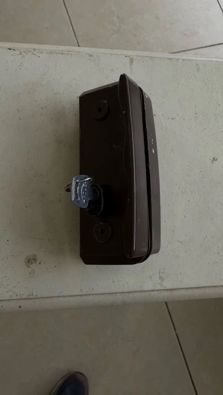 Fechadura para porta de vidro de correr  - Foto 4