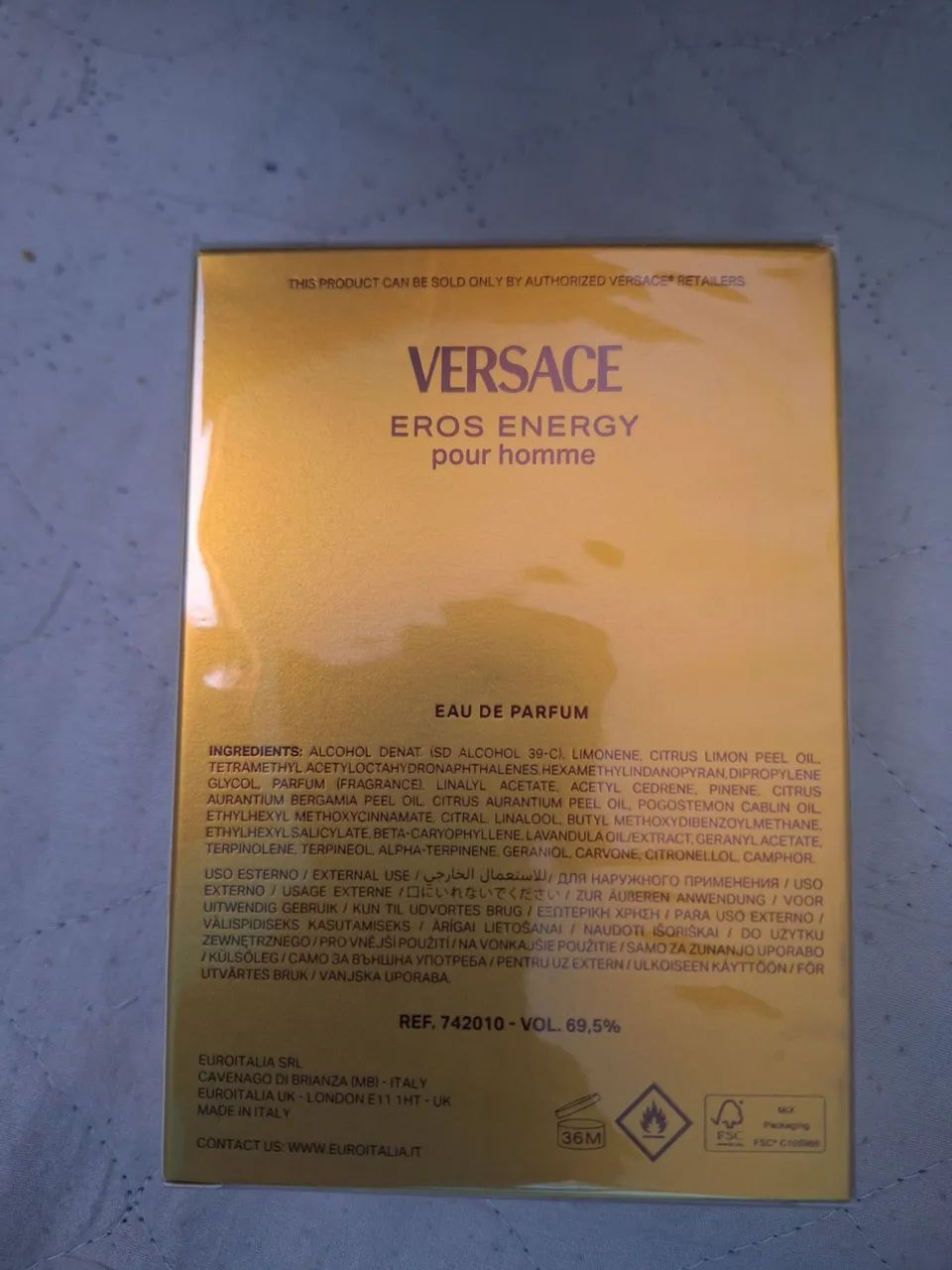 Perfume VERSACE EROS ENERGY EDP  - Foto 3