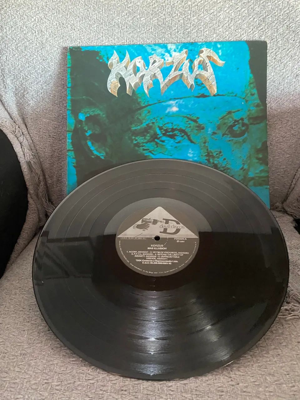 Korzus Mass Illusion LP Vinil Disco - Foto 3