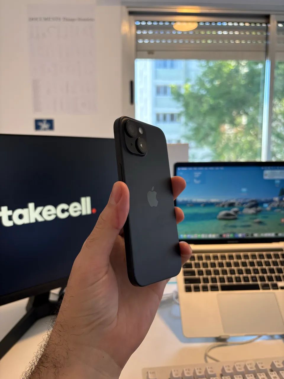 iPhone 15 Seminovo 128GB Preto - Perfeito Estado com Caixa 