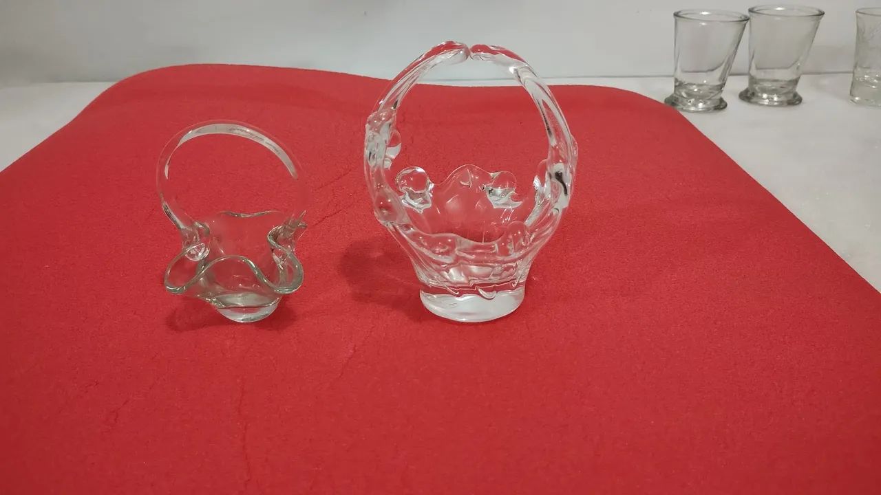 Cestinha de vidro 