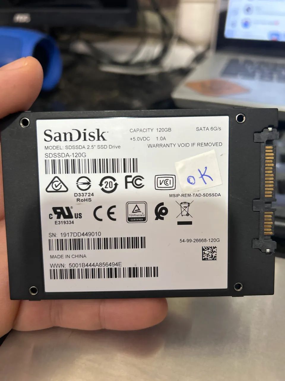 SSD SANDISK 120g