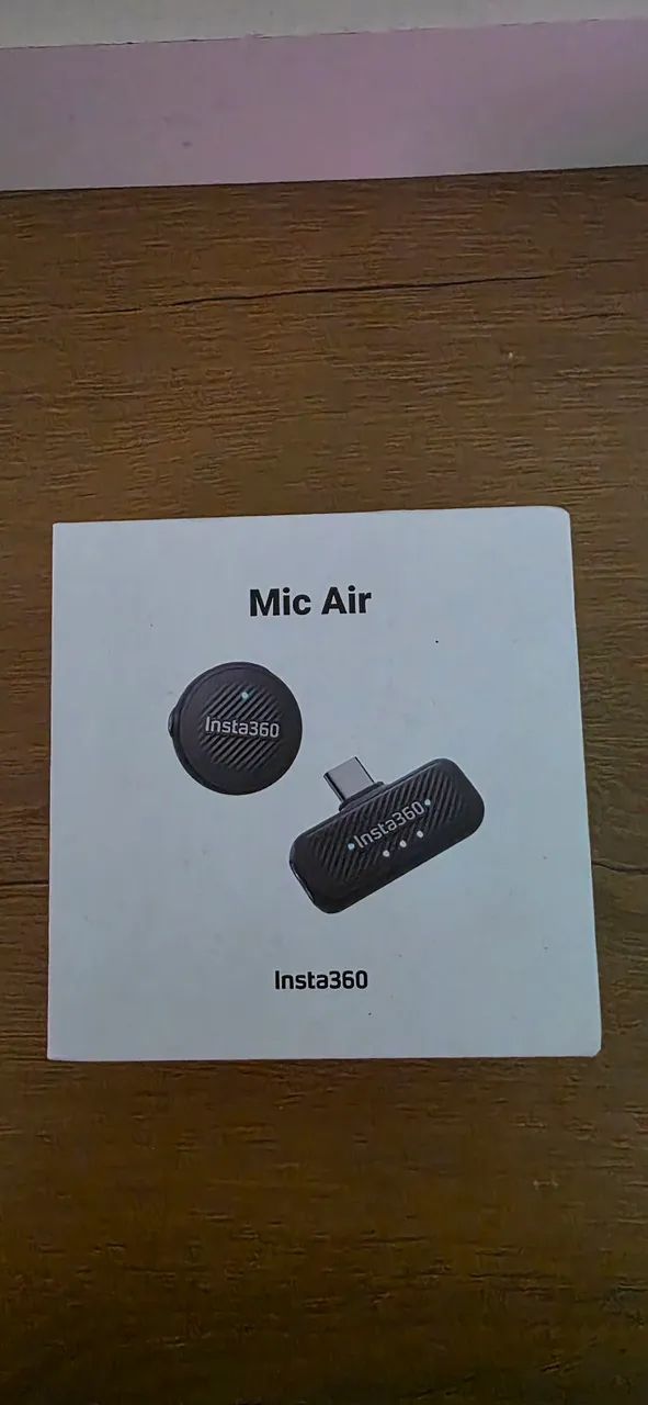 Microfone sem fio Lapela Insta360 Air  - Foto 5