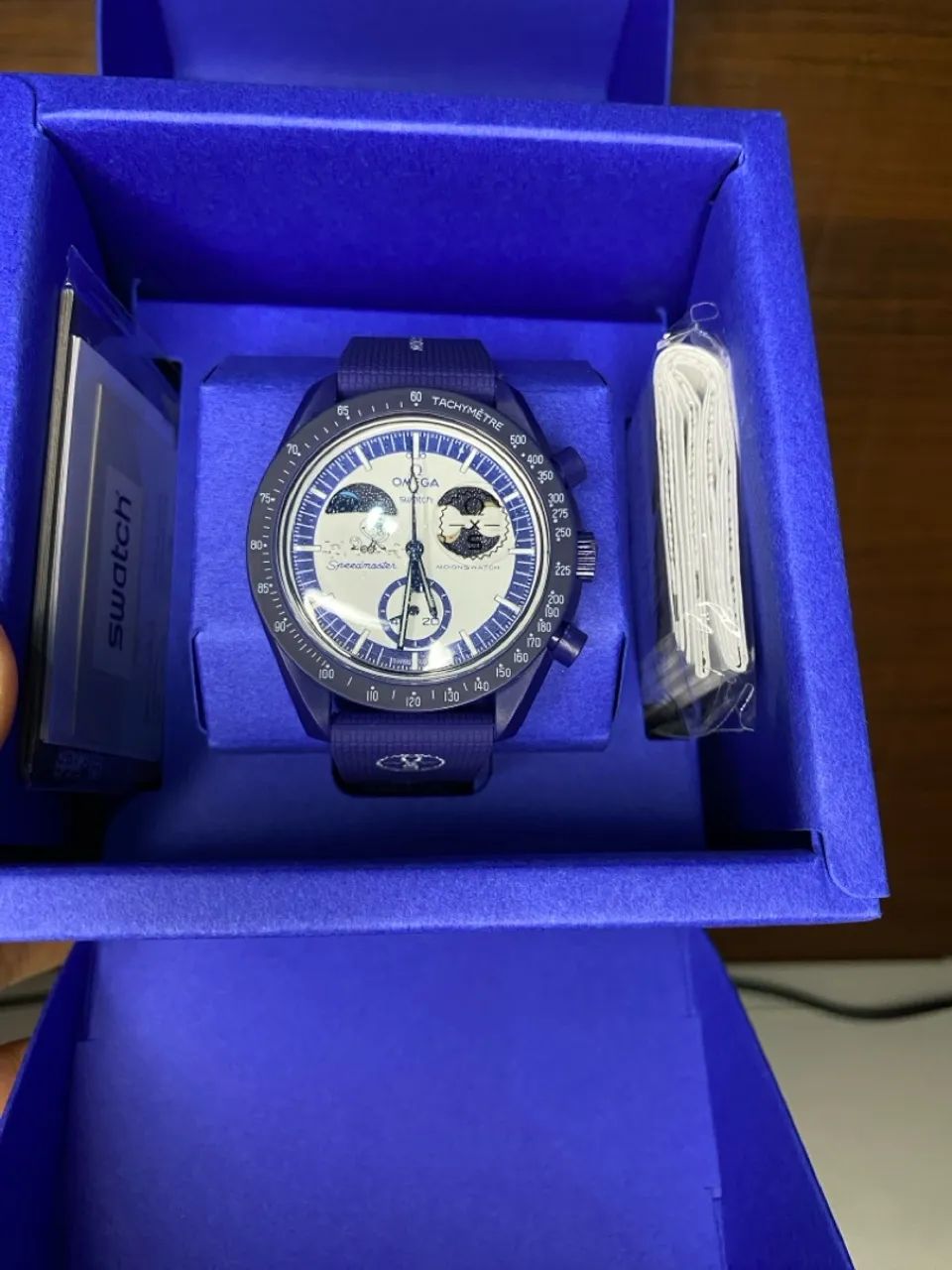 Omega Swatch x Moon Azul - Foto 4