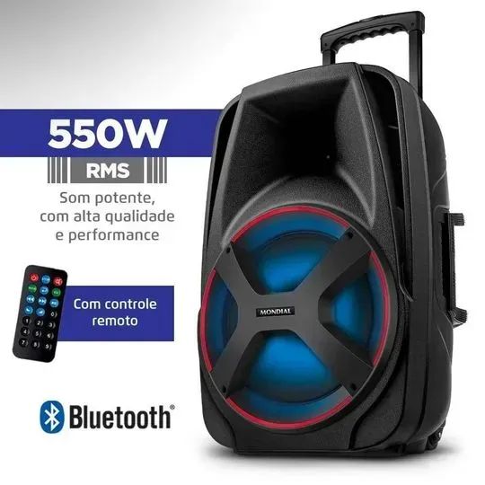 CAIXA SOM AMPLIFICADA MONDIAL 550 RMS