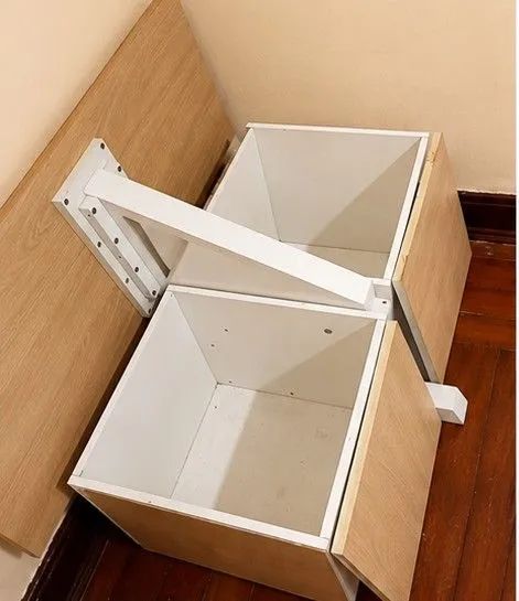 Mesa planejada com 2 baús em fórmica  - Foto 4