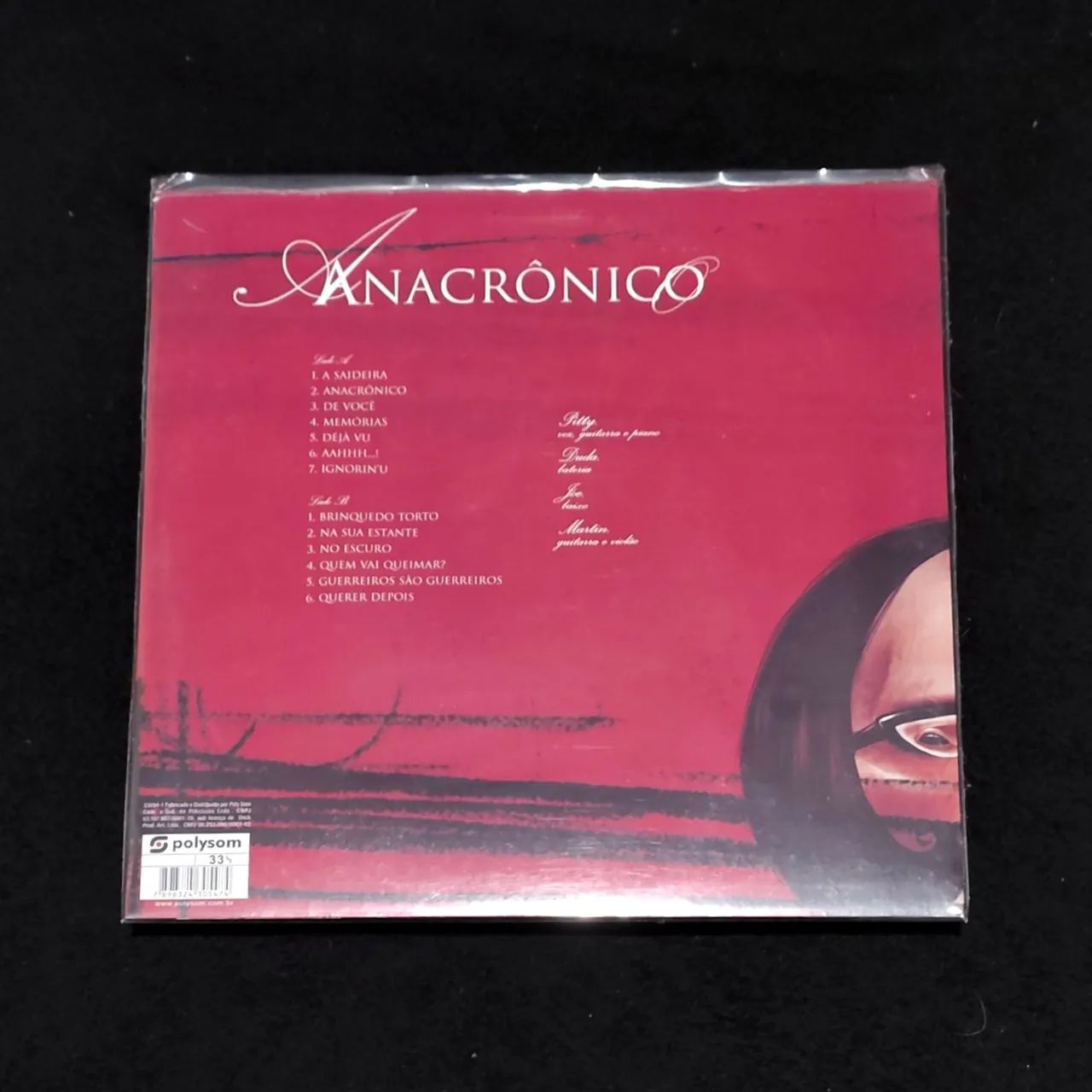 LP VINIL PITTY ANACRÔNICO VERMELHO LACRADO - Foto 2
