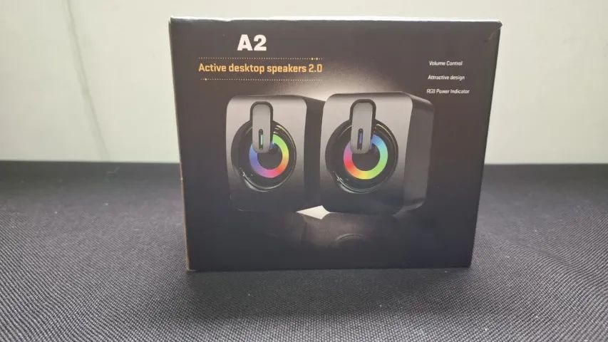 Caixa de Som A2 Active Desktop 2.0 - Nova - Foto 2