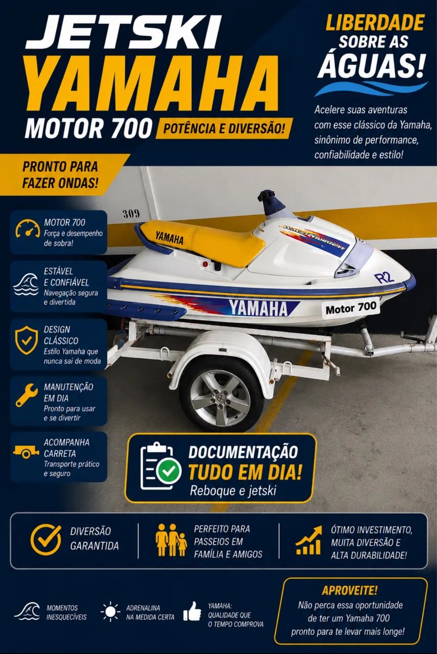 Yamaha Wave runner 700hp