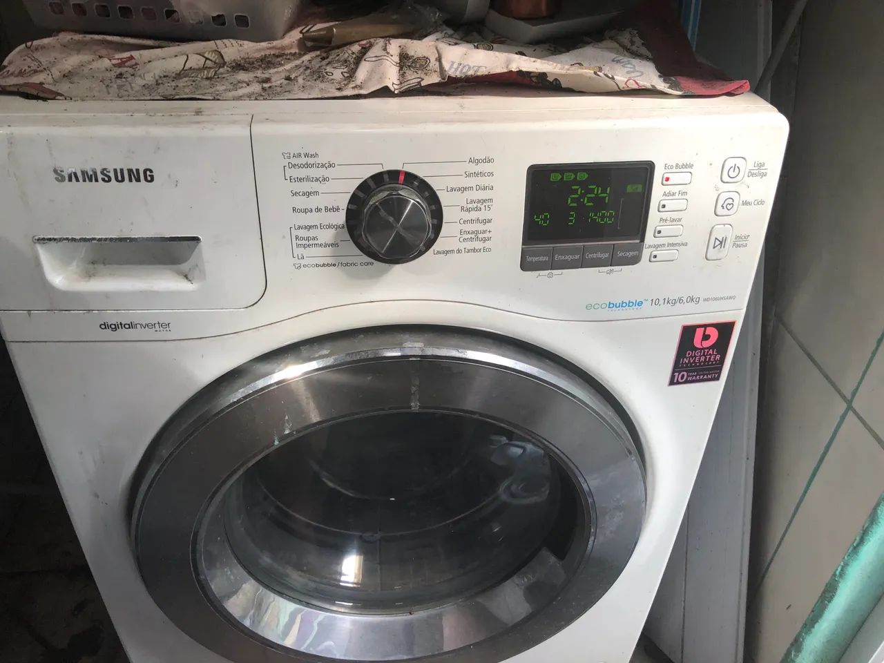 Máquina lava e seca Samsung eco bubble - Foto 2